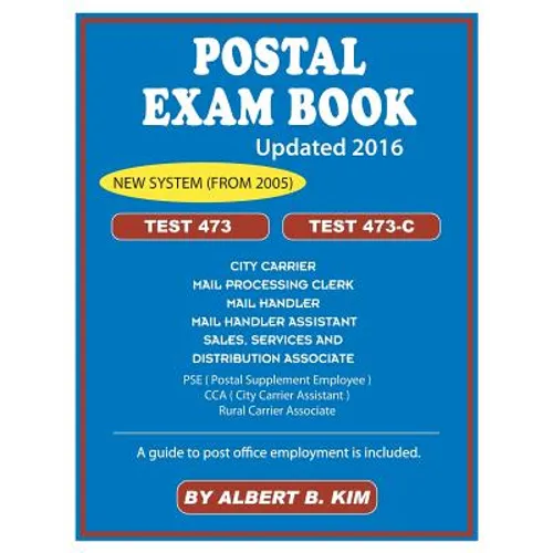 Postal Exam Book: For Test 473 and 473-C
