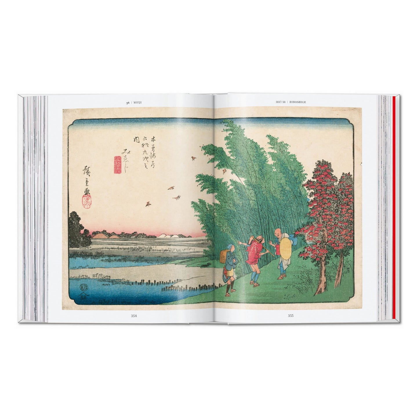 Hiroshige & Eisen. The Sixty-Nine Stations along the Kisokaido. 40th Ed. (German, French, English) Book