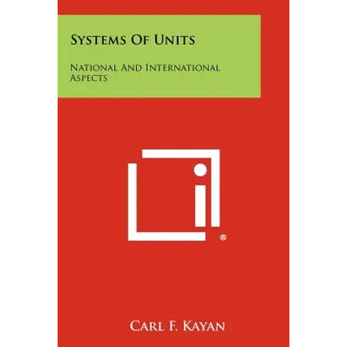 Systems of Units: National and International Aspects