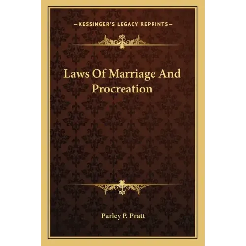 Laws of Marriage and Procreation