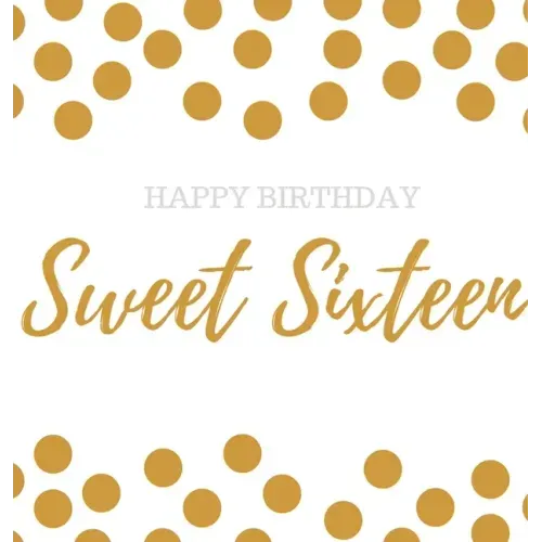Happy 16th Birthday Guest book Sweet Sixteen: Guest book, party and birthday celebrations decor, memory book,16th birthday guest book, happy birthday