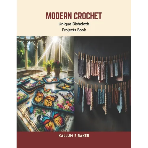Modern Crochet: Unique Dishcloth Projects Book