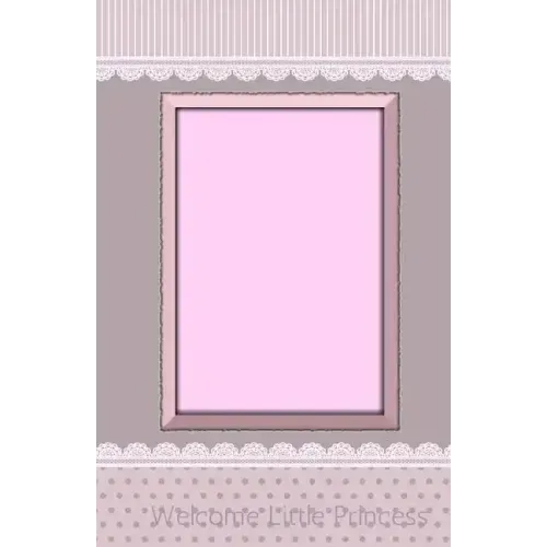 Welcome Little Princess: Classic Keepsake Memory Book/Photo Album for all occasions