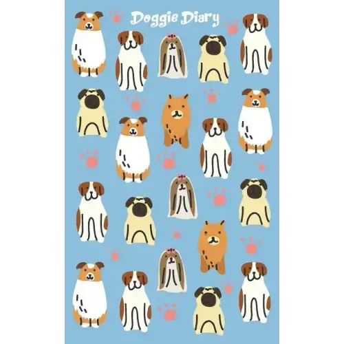 Doggie Diary: A Dog Lovers Diary: 80 Sheets/160 Pages, 5 x 8 Notebook for Kids