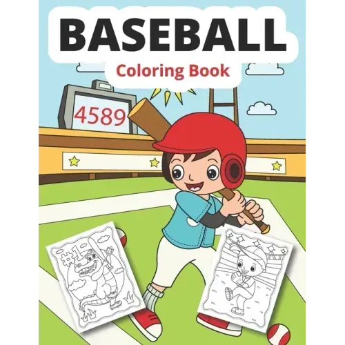 Baseball Coloring Book: For Kids