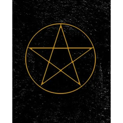 Grimoire: Pentagram Symbol Spell Book For Witches Mages Magick Practitioners And Beginners To Write Rituals And Ingredients - Bl
