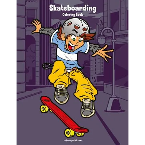 Skateboarding Coloring Book 1