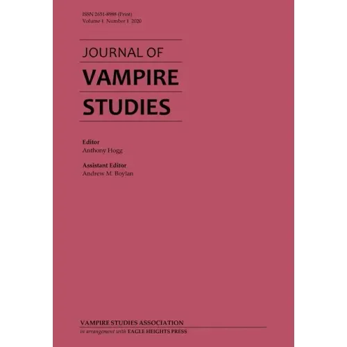Journal of Vampire Studies: Vol. 1, No. 1 (2020)