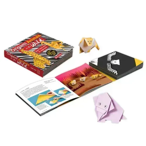 Origami Animals in the Wild: Paper Block Plus 64-Page Book