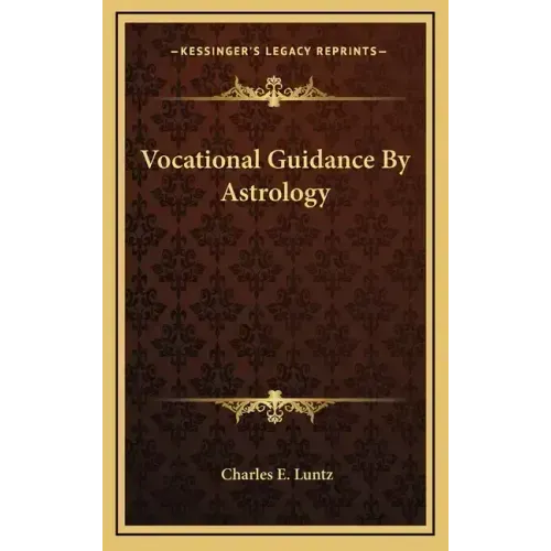 Vocational Guidance by Astrology
