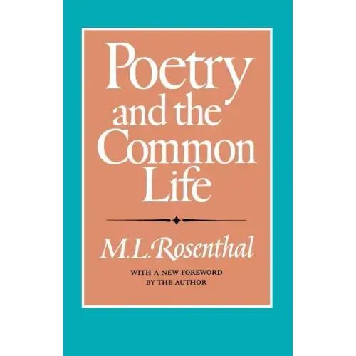 Poetry and the Common Life