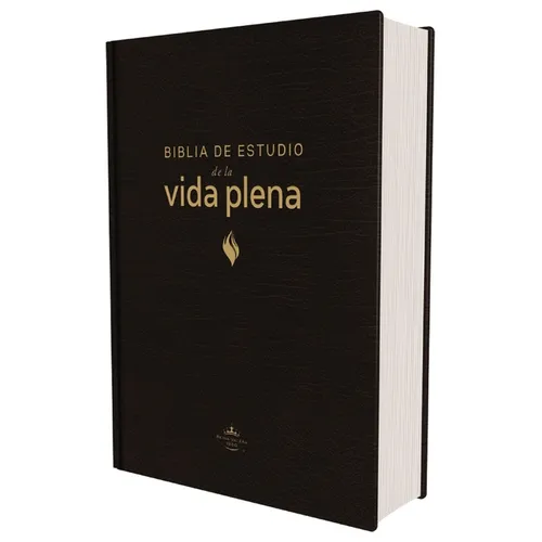 Rvr60, Biblia de Estudio de la Vida Plena, Edición Clásica, Tapa Dura, Palabras de Jesús En Rojo, Comfort Print