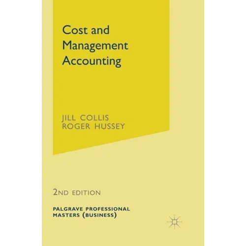 Cost and Management Accounting