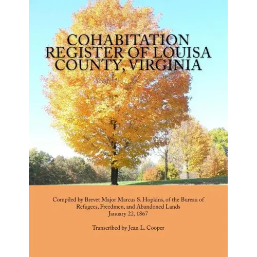 Cohabitation Register of Louisa County, Virginia
