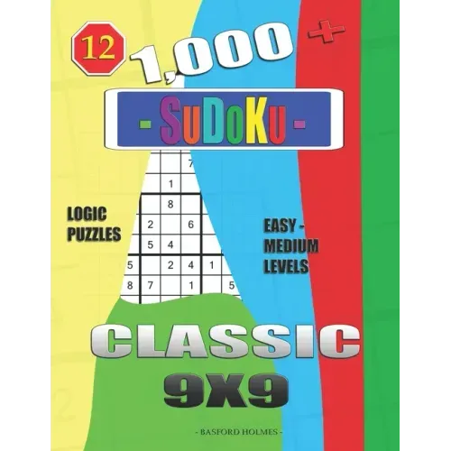 1,000 + Sudoku Classic 9x9: Logic puzzles easy - medium levels