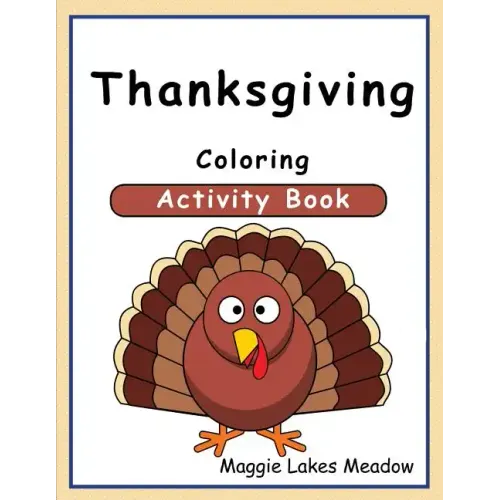 Thanksgiving Coloring Activity Book