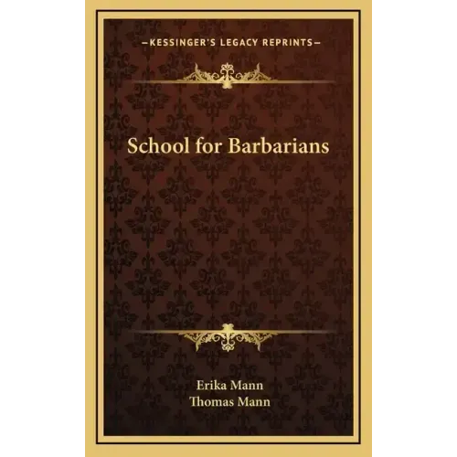 School for Barbarians