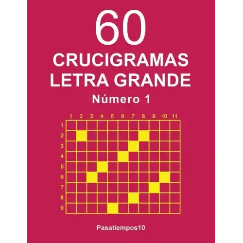 60 Crucigramas Letra Grande - N. 1