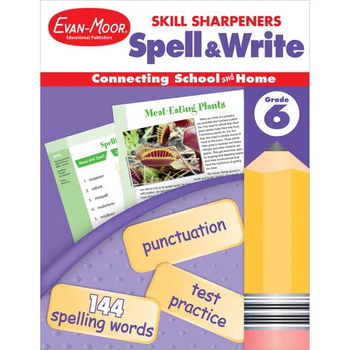 Skill Sharpeners: Spell & Write Grade 6+