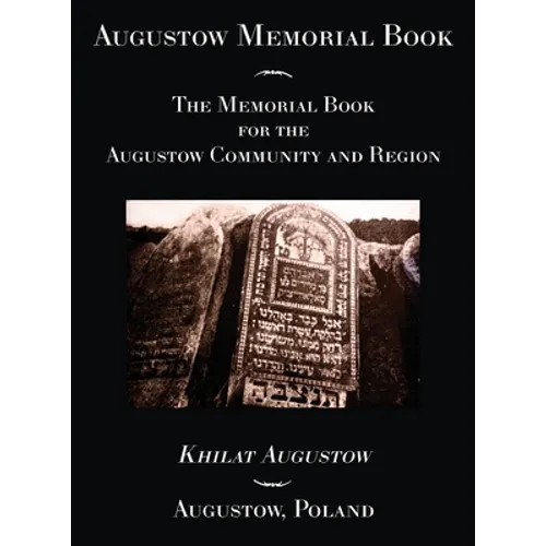 Augustow Memorial Book