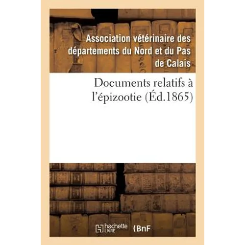 Documents Relatifs À l'Épizootie