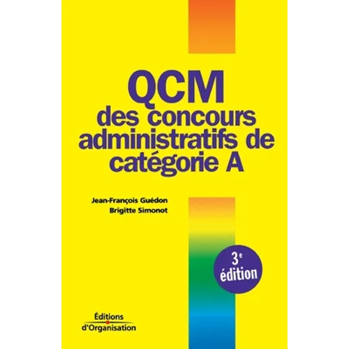 QCM des concours administratifs de catégorie A