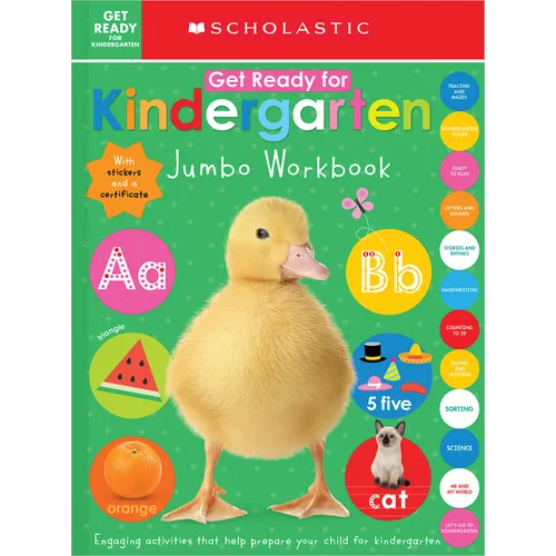 Get Ready for Kindergarten Jumbo Workbook: Scholastic Early Learners (Jumbo Workbook)