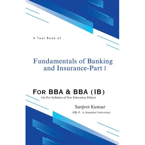 Fundamentals of Banking and Insurance - Part I