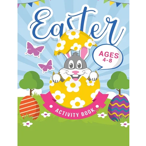 easter activity book: for kids age 4-8 year old