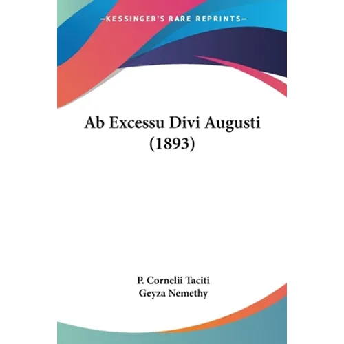 Ab Excessu Divi Augusti (1893)
