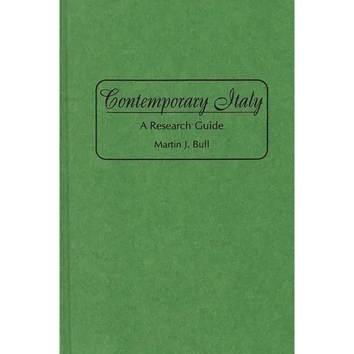 Contemporary Italy: A Research Guide