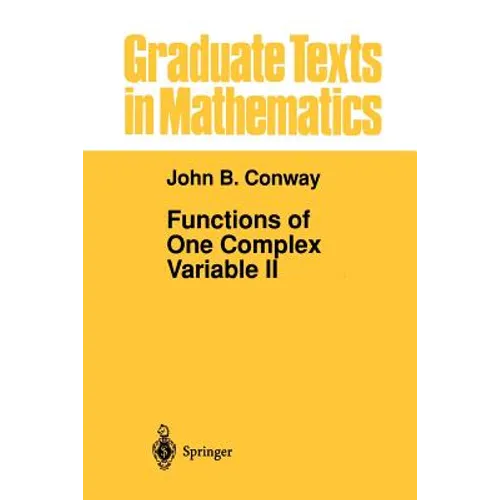 Functions of One Complex Variable II