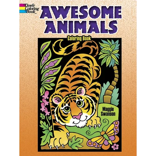 Awesome Animals Coloring Book
