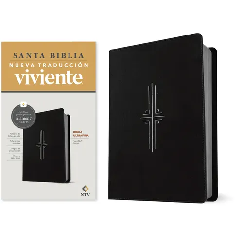 Biblia Ultrafina Ntv, Con Filament (Sentipiel, Negro, Letra Roja)