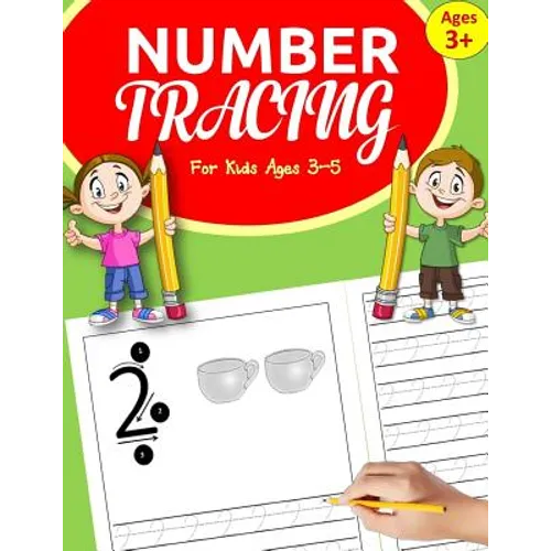 Number Tracing Books for Kids ages 3-5: Number Tracing Book for Preschoolers: Number Writing Practice for Kindergarten and kids ages 3-5 + bonus pages