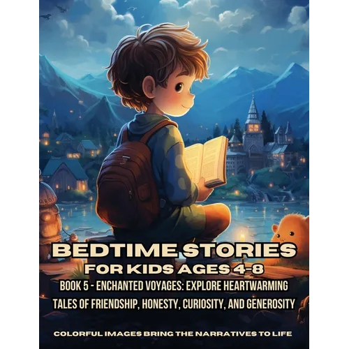 Bedtime Stories for Kids Ages 4-8: Book 5 - Enchanted Voyages: Explore Heartwarming Tales of Friendship, Honesty, Curiosity, and Generosity