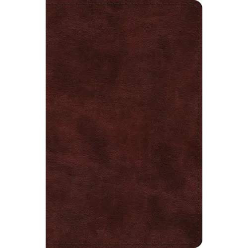 ESV Large Print Thinline Bible, Red Letter (Trutone, Mahogany)