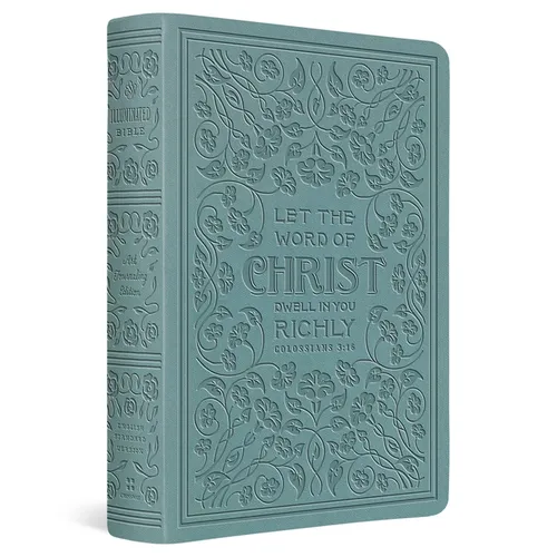 ESV Illuminated(tm) Bible, Art Journaling Edition (Trutone, Paris Sky, Colossians 3:16 Design)