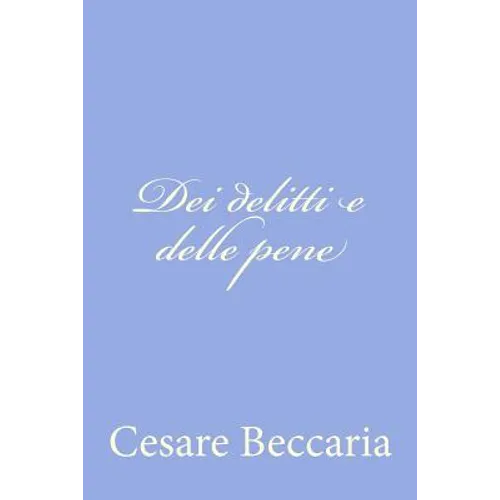 Dei delitti e delle pene