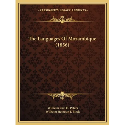 The Languages Of Mozambique (1856)