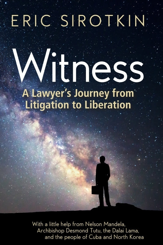 Witness: A Lawyer's Journey from Litigation to Liberation: With a Little Help from Nelson Mandela, Archbishop Desmond Tutu, the Dalai Lama, and the people of Cuba and North Korea Book