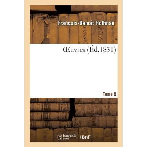 Oeuvres Tome 8