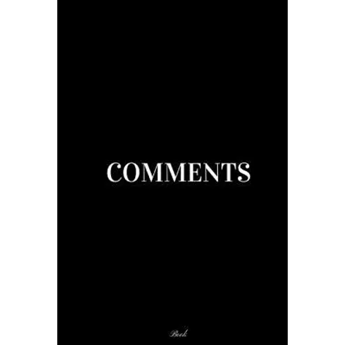 Comments: Book