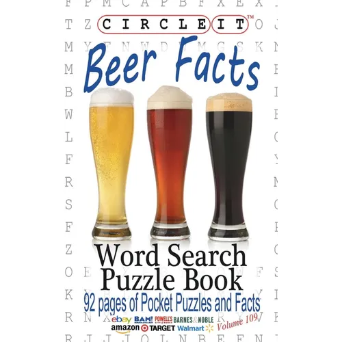 Circle It, Beer Facts, Word Search, Puzzle Book