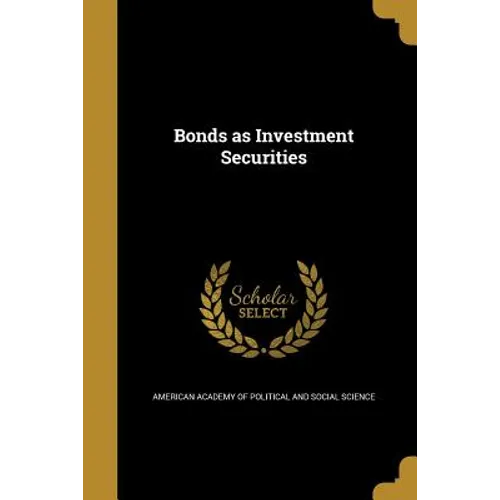 Bonds as Investment Securities