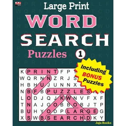 Large Print WORD SEARCH Puzzles