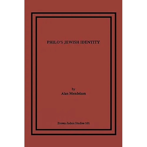Philo's Jewish Identity