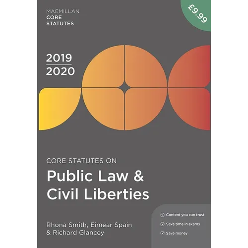 Core Statutes on Public Law & Civil Liberties 2019-20