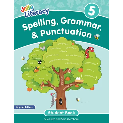 Spelling, Grammar, & Punctuation Student Book 5: In Print Letters (American English Edition)