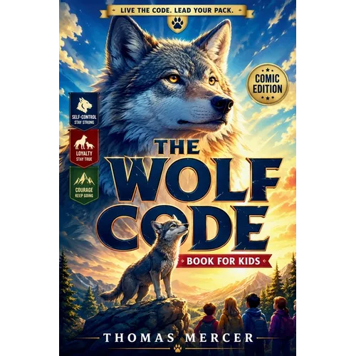 The Wolf Code Book for Kids (Comic Edition): Wolf-Inspired Lessons in Inner Strength, Resilience & Self-Discipline for Boys and Girls Ages 6 -14